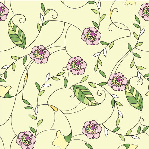 free vector Handpainted pattern vector fashion